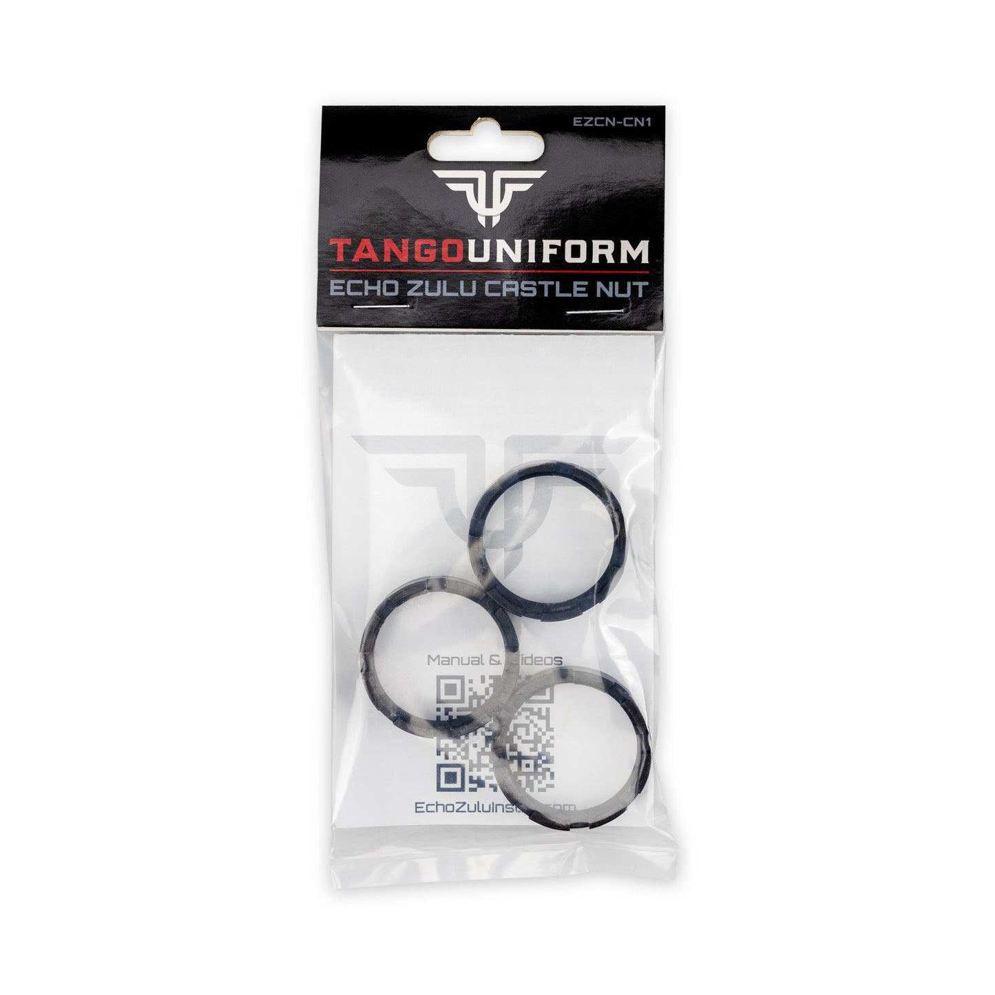 Tango Uniform Echo Zulu Castle Nut, Three Pack