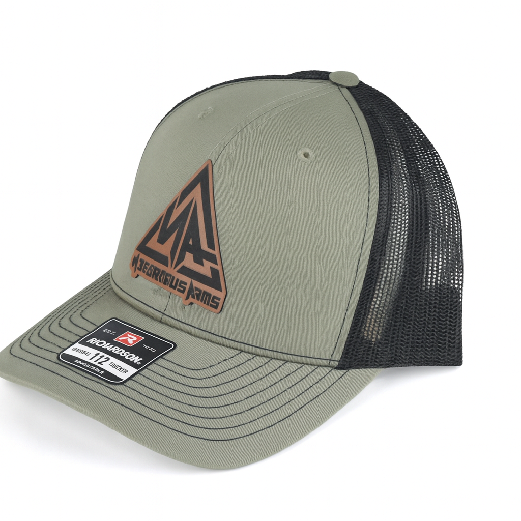 Nefarious Arms Leather Patch Cap