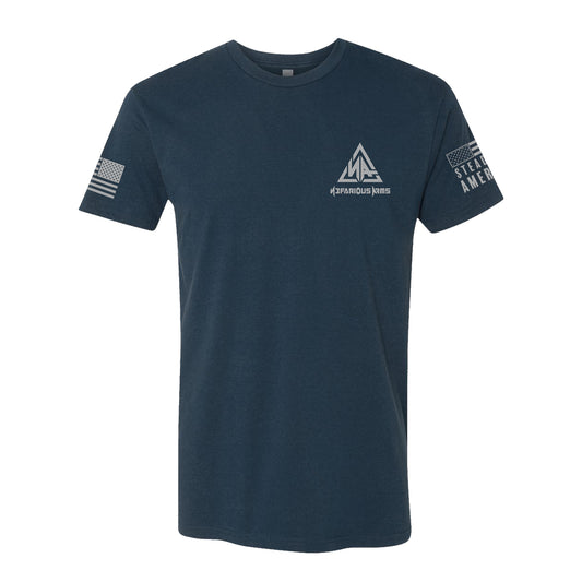 Nefarious Arms T-Shirt Indigo